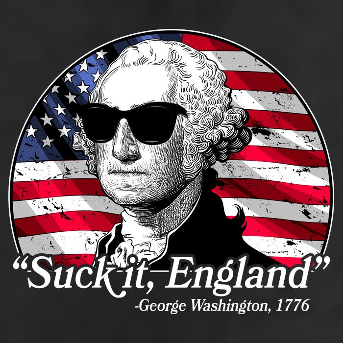 Suck It England George Washington 1776 Adult Drive Performance Visor