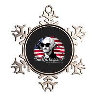 Suck It England George Washington 1776 Metallic Star Ornament