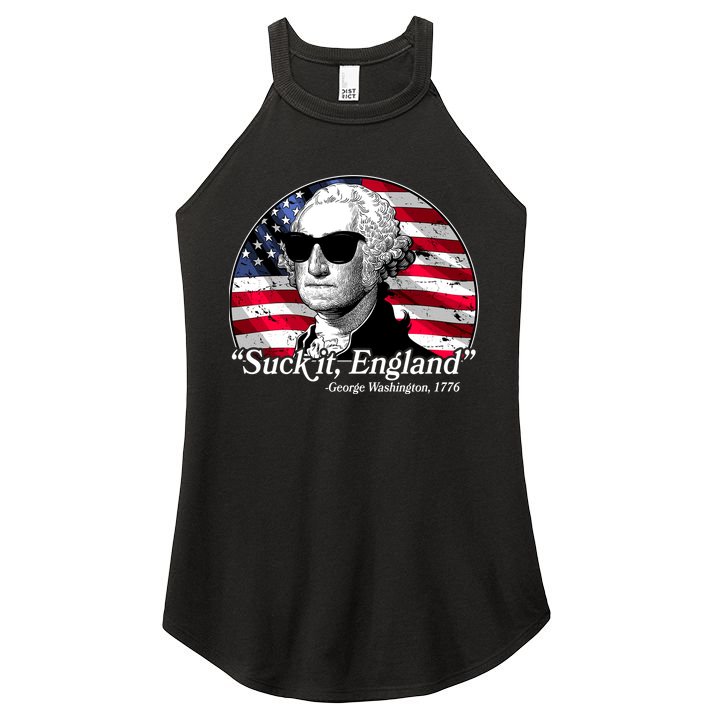 Suck It England George Washington 1776 Women's Perfect Tri Rocker Tank