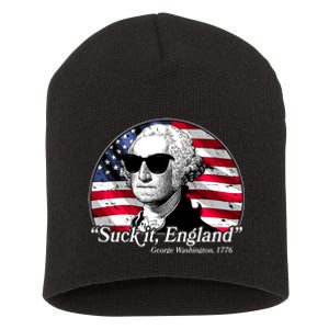 Suck It England George Washington 1776 Short Acrylic Beanie