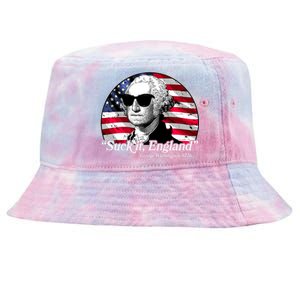 Suck It England George Washington 1776 Tie-Dyed Bucket Hat