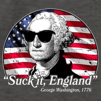 Suck It England George Washington 1776 Vector Backpack