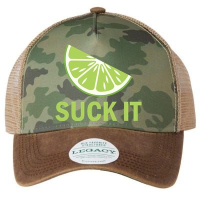 Suck It Funny Tequila Shot Legacy Tie Dye Trucker Hat