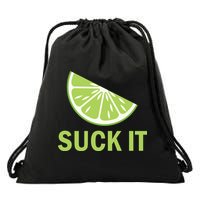 Suck It Funny Tequila Shot Drawstring Bag