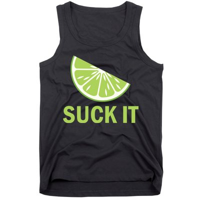 Suck It Funny Tequila Shot Tank Top