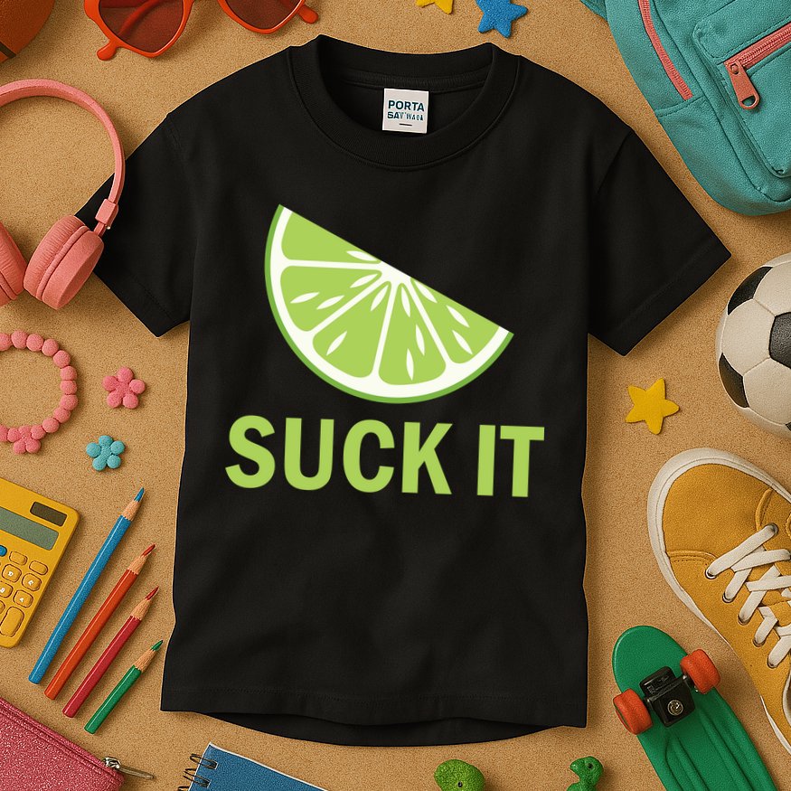 Suck It Funny Tequila Shot Kids T-Shirt