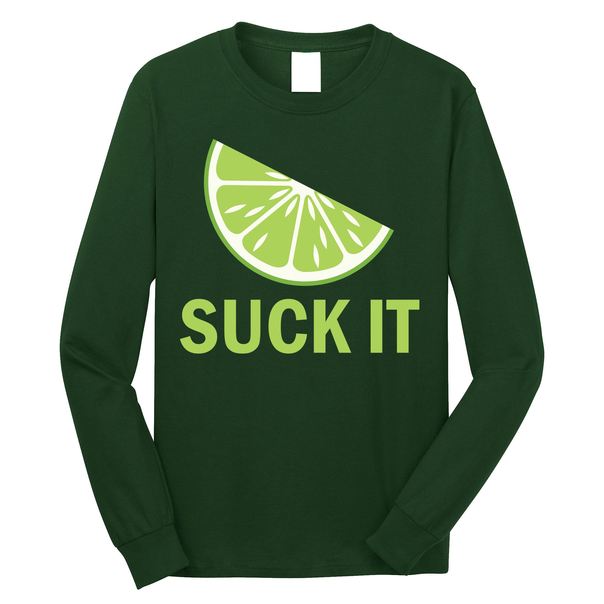 Suck It Funny Tequila Shot Long Sleeve Shirt
