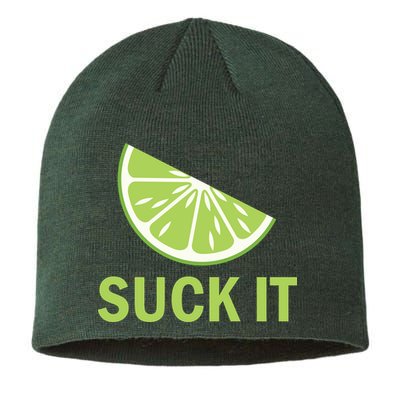 Suck It Funny Tequila Shot Sustainable Beanie