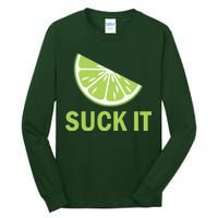 Suck It Funny Tequila Shot Tall Long Sleeve T-Shirt