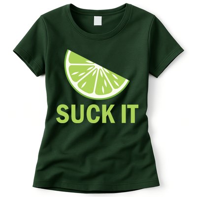 Suck It Funny Tequila Shot Womens T-Shirt