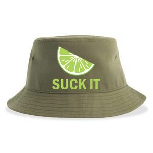 Suck It Funny Tequila Shot Sustainable Bucket Hat