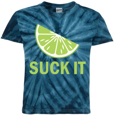 Suck It Funny Tequila Shot Kids Tie-Dye T-Shirt