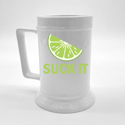 Suck It Funny Tequila Shot Beer Stein