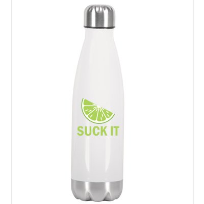 Suck It Funny Tequila Shot Stainless Steel Insulated Water Bottle