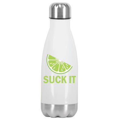 Suck It Funny Tequila Shot Stainless Steel Insulated Water Bottle