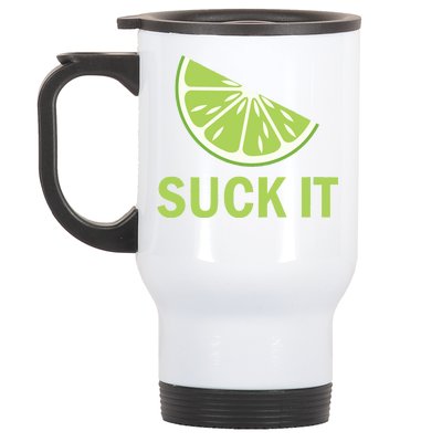 Suck It Funny Tequila Shot Stainless Steel Travel Mug