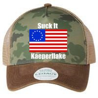 Suck It Kaeperflake Betsy Ross Flag Legacy Tie Dye Trucker Hat