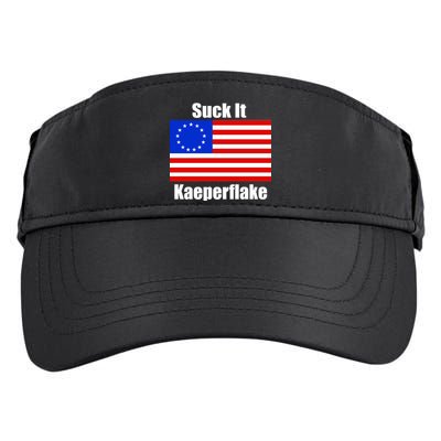 Suck It Kaeperflake Betsy Ross Flag Adult Drive Performance Visor