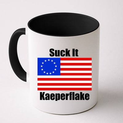 Suck It Kaeperflake Betsy Ross Flag Mug