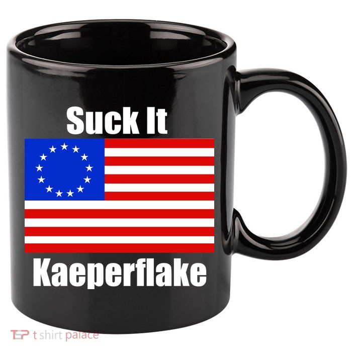 Suck It Kaeperflake Betsy Ross Flag 11oz C Handle Ceramic Mug