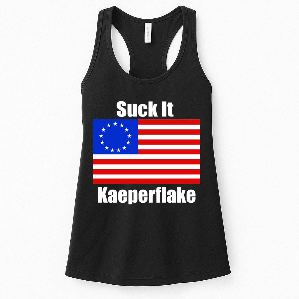 Suck It Kaeperflake Betsy Ross Flag Womens Tank Top