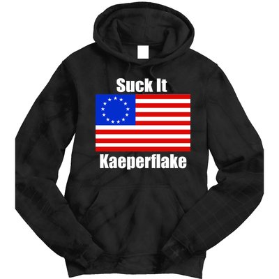Suck It Kaeperflake Betsy Ross Flag Tie Dye Hoodie