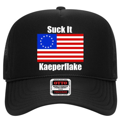 Suck It Kaeperflake Betsy Ross Flag Trucker Hat