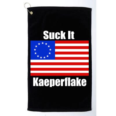 Suck It Kaeperflake Betsy Ross Flag Golf Towel