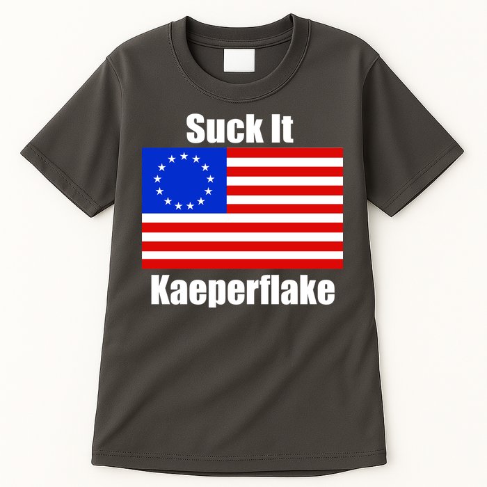 Suck It Kaeperflake Betsy Ross Flag Tall T-Shirt