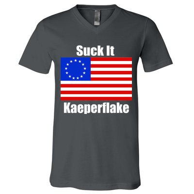 Suck It Kaeperflake Betsy Ross Flag V-Neck T-Shirt