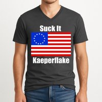 Suck It Kaeperflake Betsy Ross Flag V-Neck T-Shirt