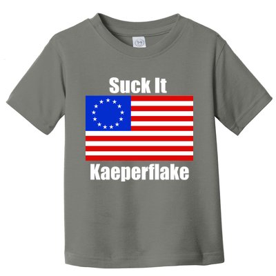Suck It Kaeperflake Betsy Ross Flag Toddler T-Shirt