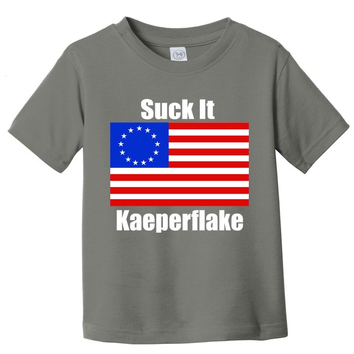 Suck It Kaeperflake Betsy Ross Flag Toddler T-Shirt