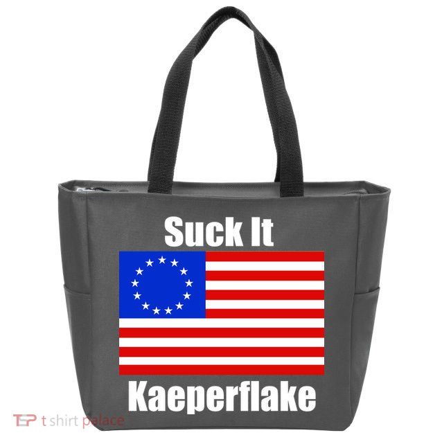 Suck It Kaeperflake Betsy Ross Flag Zip Tote Bag