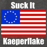 Suck It Kaeperflake Betsy Ross Flag Vector Backpack
