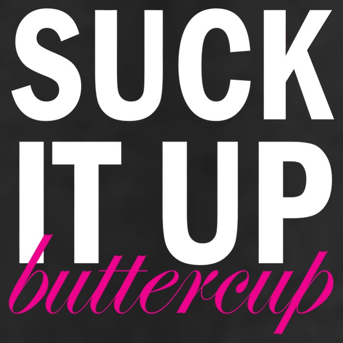 Suck It Up Buttercup Garment-Dyed Fleece Hoodie