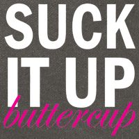 Suck It Up Buttercup Cotton Canvas Backpack