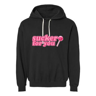 Sucker For You Lolipop Garment-Dyed Fleece Hoodie