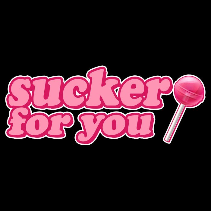 Sucker For You Lolipop Cropped Pullover Crew