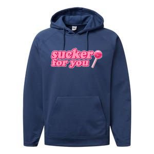 Sucker For You Lolipop Performance Fleece Hoodie