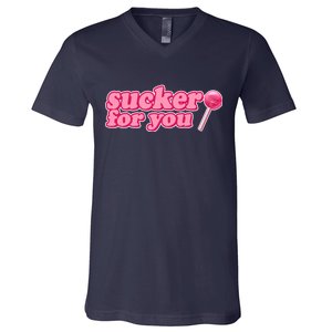 Sucker For You Lolipop V-Neck T-Shirt