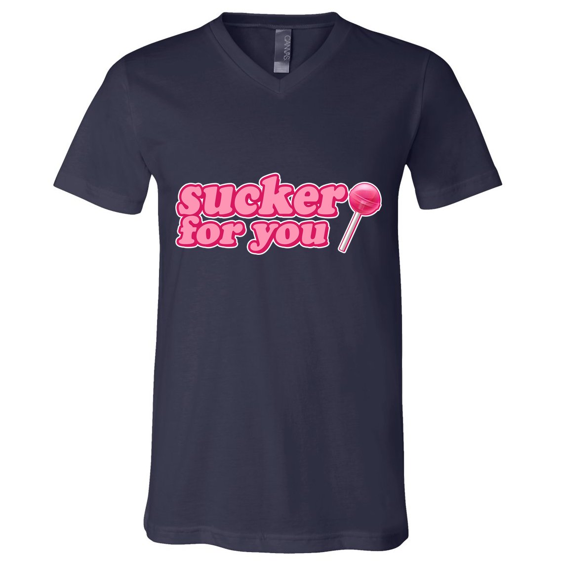 Sucker For You Lolipop V-Neck T-Shirt