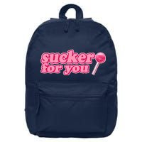 Sucker For You Lolipop 16 in Basic Backpack