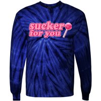 Sucker For You Lolipop Tie-Dye Long Sleeve Shirt