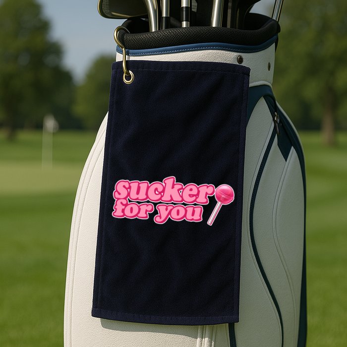 Sucker For You Lolipop Golf Towel