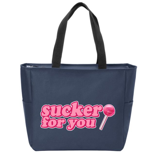 Sucker For You Lolipop Zip Tote Bag