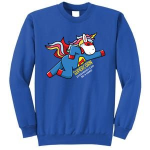 Super Unicorn Dad Gift Xmas Funny Gift Dad Dabbing Unicorn Gift Tall Sweatshirt