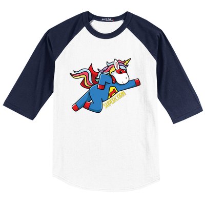 Super Unicorn Dad Gift Xmas Funny Gift Dad Dabbing Unicorn Gift Baseball Sleeve Shirt