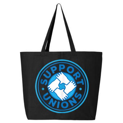 Support Unions Democratic Platform Union Laborer Worker 25L Jumbo Tote