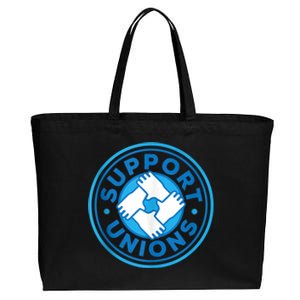 Support Unions Democratic Platform Union Laborer Worker Cotton Canvas Jumbo Tote